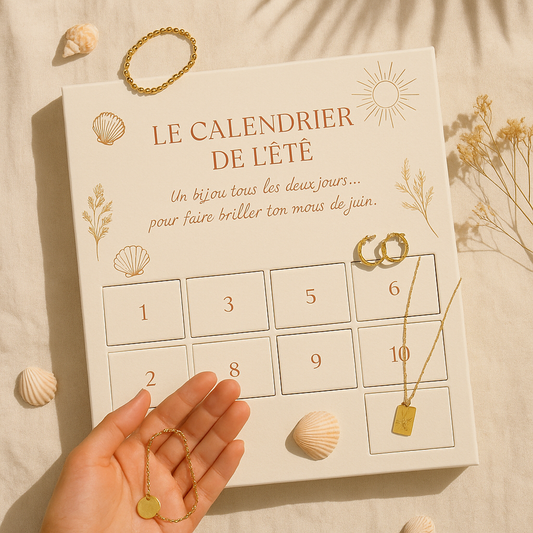 🌞 Le Calendrier de l’Été - Édition Bijoux 🌿