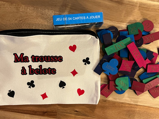 Jeu de belote complet  personnalisé